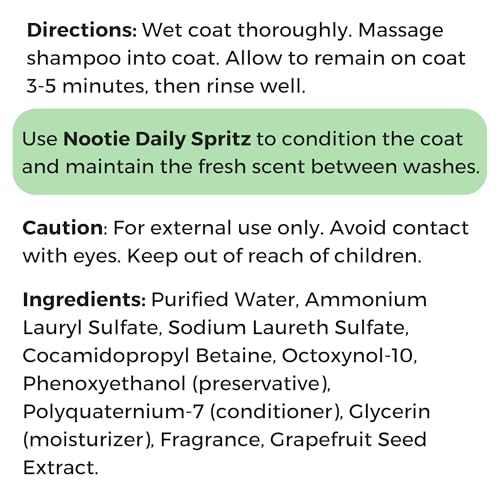 Pet Shampoo for Sensitive Skin (Coconut Lime Verbena Shampoo / 16 oz)