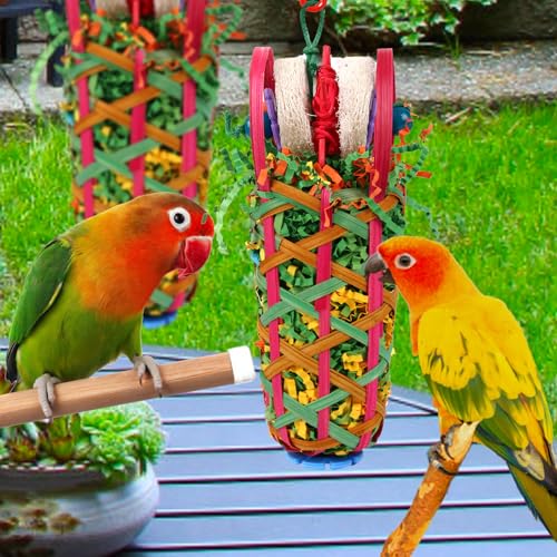 Parakeets Toys (Seeking food basket)