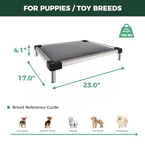 TitanNest Padded Chew (Gray / XXS-Toy Dog (23.0"L x 17.0"W x 4.1"H))