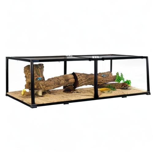 REPTIZOO 84 Gallon Large Reptile Terrarium Extra (60" x 18" x 18")