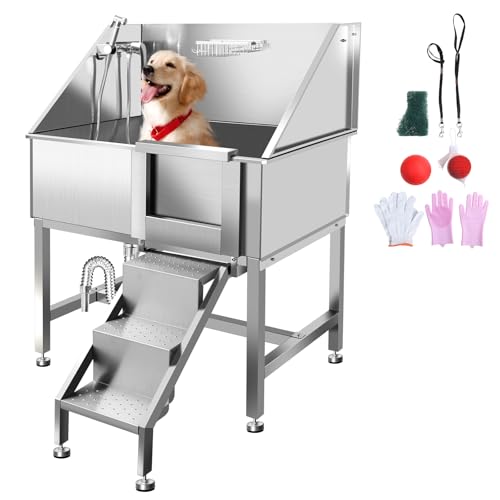 38" Pet Dog Bathing Station W (38" R-RAMP)