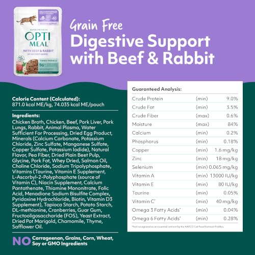 High Protein Wet Cat Food (3 Ounce (Pack of 12))