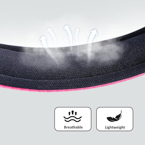 Soft Padded Dog Collars for Small Dogs (Pink / M: Fit 11-15" Neck)