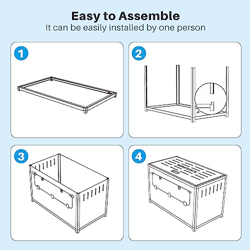 Hamster Cage 2.0 (31.4"L x 17.6"W x 20.6"H / Black)
