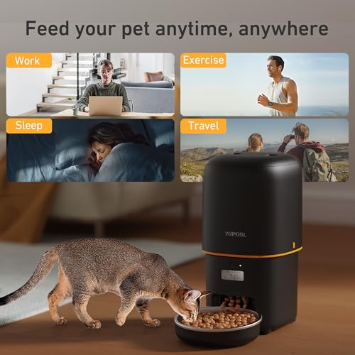 Automatic Cat Feeder (4L - Black)