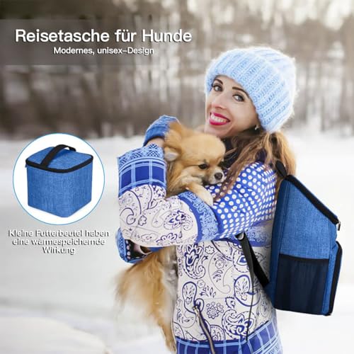 Dog Travel Bag (Blue-A)