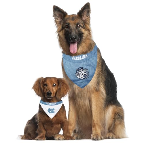 NCAA Reversible Bandana. North Carolina Tar Heels Sports Fan Pet Bandana Large (Large/X-Large / North Carolina Tar Heels)