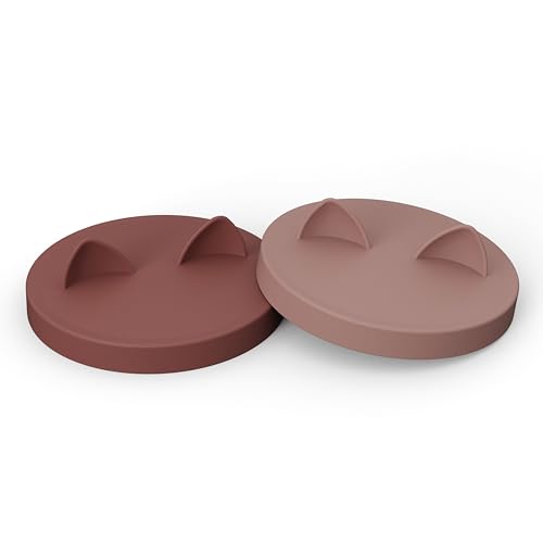 Silicone Pet Food Can Lids (3.3in/85mm(5.3-5.5oz) / Mars+Coral)