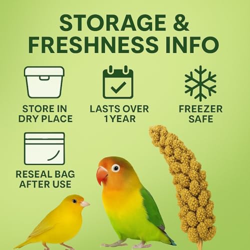 25lbs French Kissed Spray Millet for Birds (25lb)