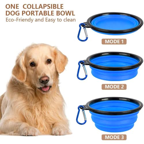 Dog Food Storage Container (Blue 6Qt + 3Qt)