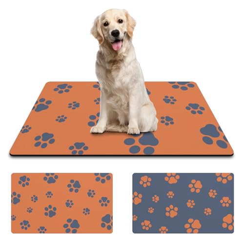 18"×30" Dog Food Mat (Orange / 18"×30")