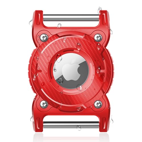 for Airtag Dog Collar Holder (Red / 1 Pack)