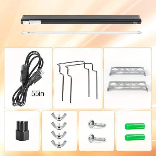 T5 HO Reptile Light Fixture UVB Lighting Combo Kit (39W)