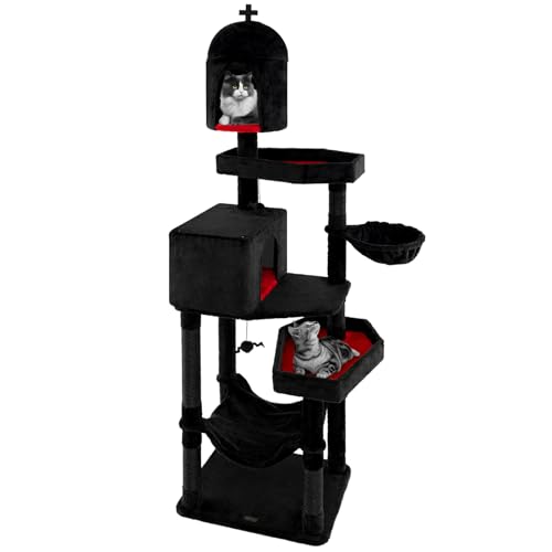 83 Inch Tall Gothic Cat Tree