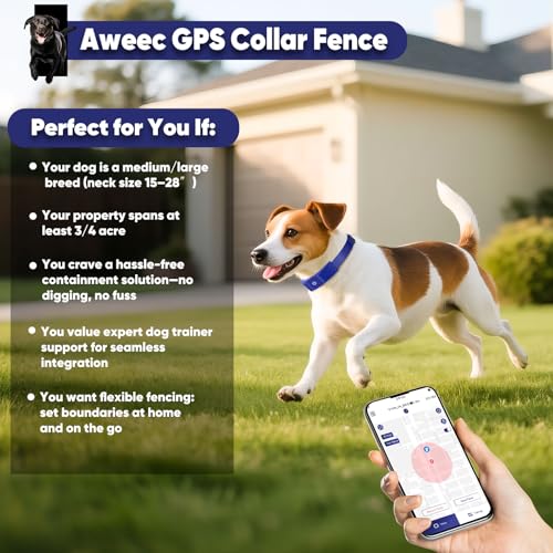 GPS Wireless Dog Fence (Blue)
