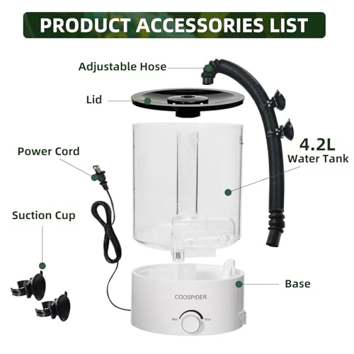 4.2L Top Fill Reptile Humidifier (4.2 liters)