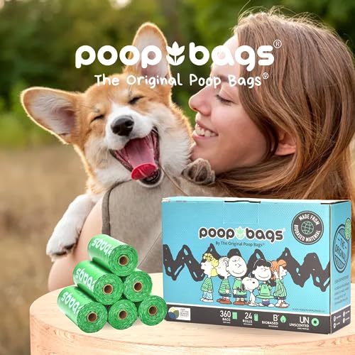 38% USDA Biobased Pet Waste Bags (Green/Black - Unscented / 360 Count (Pack of 1))
