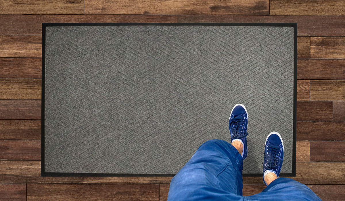 WaterHog Diamond (3 X 6 / Medium Grey)