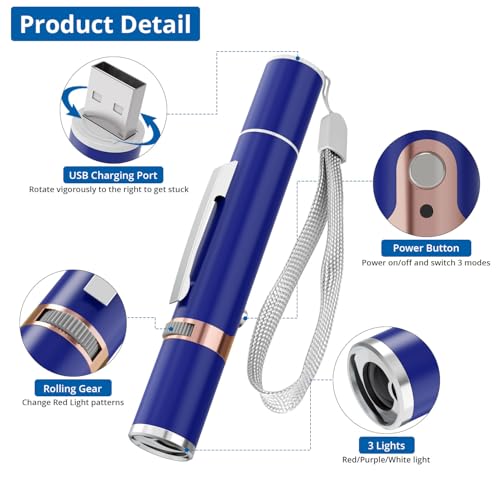 Cat Toys with Metal Case (Blue)