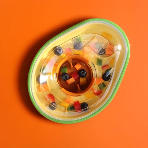 Avocado Non Spill Treat Dispensing Wobble Toys for Dogs