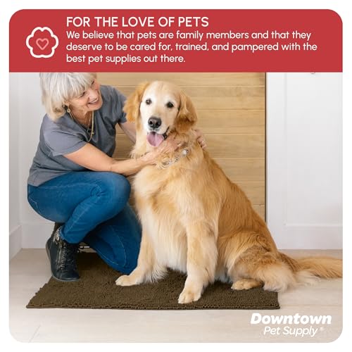 Dog Mud Mat 36" x 26" Brown (36" x 26" / Brown)
