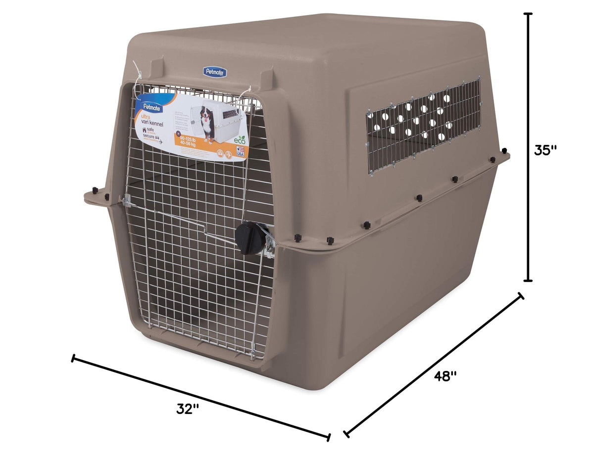 Ultra Vari Dog Kennel 48in (TAUPE / 48.0"L x 32.0"W x 35.0"H)
