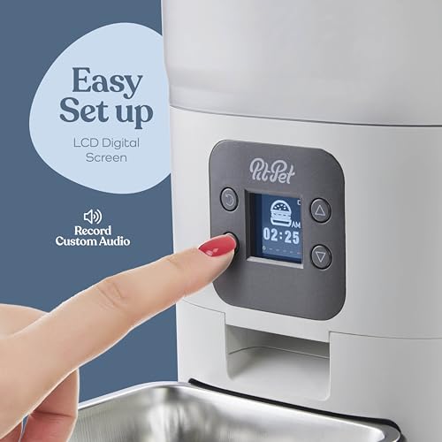Smart Automatic Cat Feeder (White)
