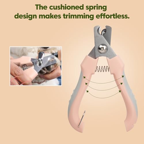 Self Cleaning Cat Brush for Shedding with Cat Nail Clipper 2