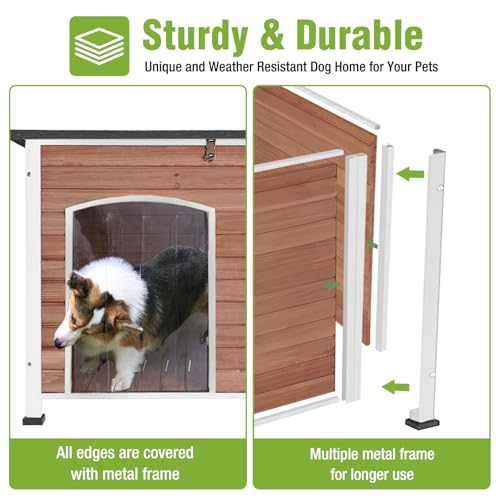 Dog House Outdoor Weatherproof with Anti