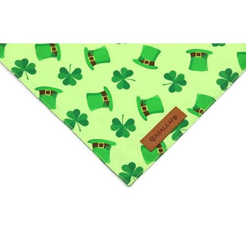 St. Patrick's Day Dog Bandanas 2 Pack (St Patrick Day / X-Large)
