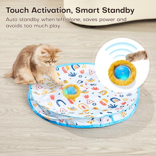 Interactive Cat Toys (28 Inch Play Mat)