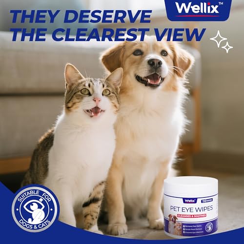 Dog & Cat Eye Wipes for Discharge and Crust (110 count-wipes)