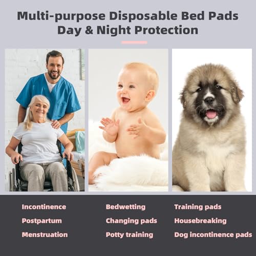 Oversized Bed Pads 40" x 60" (40"x60"(40 Count))