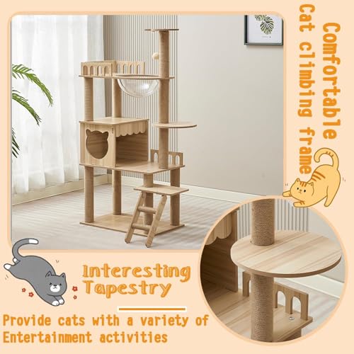 54 Inch Cat Tower (KT-1022)