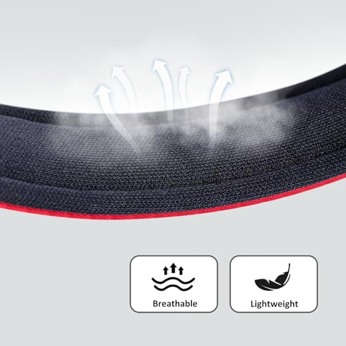Soft Padded Dog Collars for Small Dogs (Red / M: Fit 11-15" Neck)