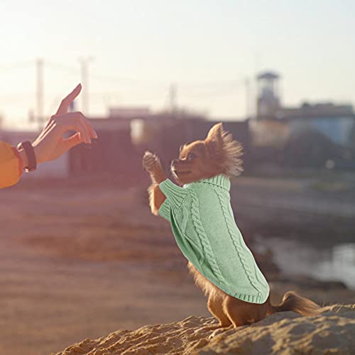 Dog Sweater for Small to Large Dogs (Large / Green)