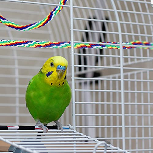 2 Pcs Bird Rope Perches Climbing Rope Cage Accessories (31.5 Inch)
