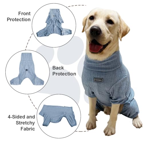Dog Pyjamas Sweater Clothing and Loungewear Suitable for Medium to Large Breeds of Dogs (Sweater Blue / 5XL)
