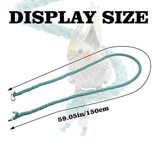 59 Inch Spiral Rope Perch (59 inches / Blue)