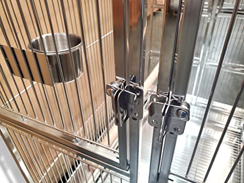 Dome Top 50" x 36" x 76" 304 Stainless Steel Bird Amazon Parrot Cage
