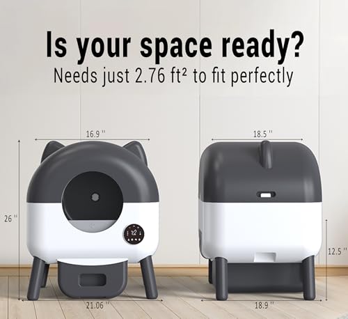 Automatic Self Cleaning Litter Box (dark gray)