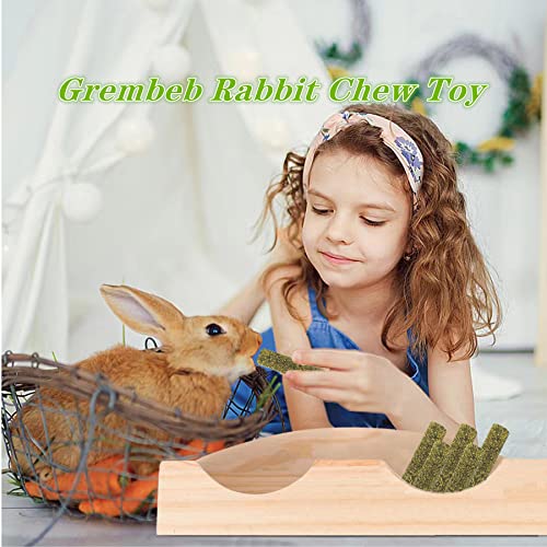 Timothy Hay Sticks 58 Pack Rabbit Chew Toys Guinea Pig Treats (Timoty-58Pcs)