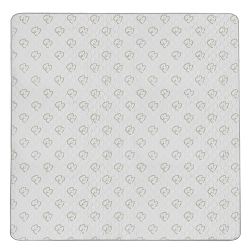 Washable Pee Pads for Dogs (Khaki / 63" Square (2 Packs))