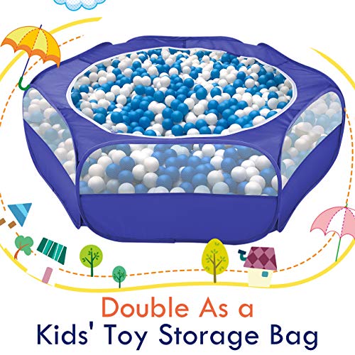 Small Animal Playpen with Zippered Cover (H-Indigo)