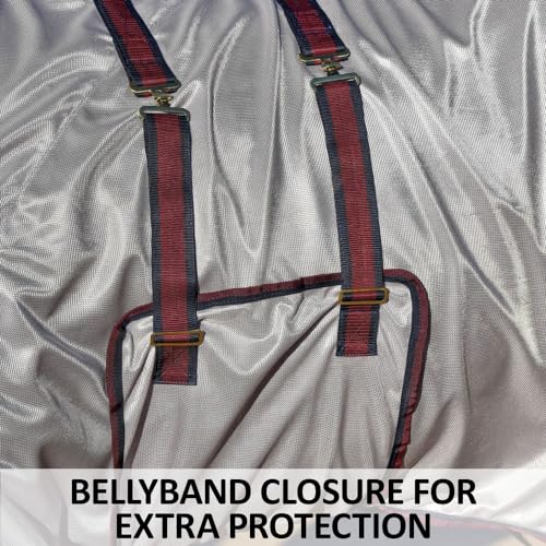 RipGuard Adjusta (Horse Size 86 / VTEK Bellyband / Gray)