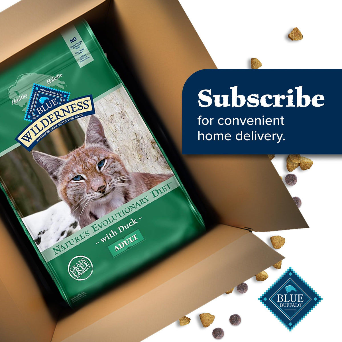 Blue Buffalo Wilderness Duck Adult Dry Cat Food