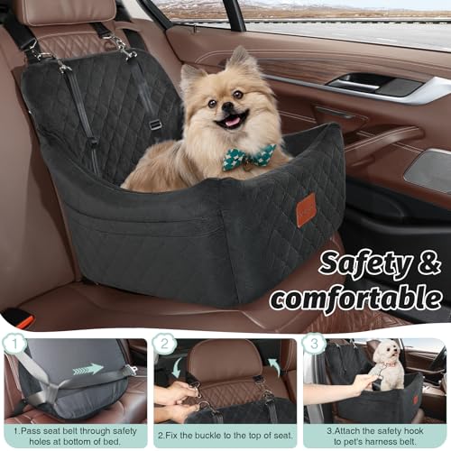 Dog car seat for Medium Dogs (Black / Medium)