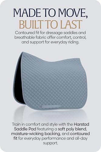Harstad Horse Saddle Pad Dressage (Winter Sky Blue / Horse)