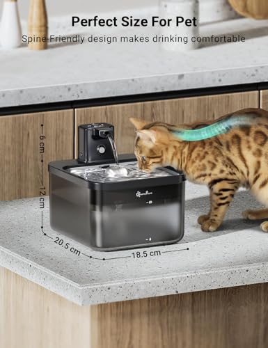 Cat Water Fountain Cordless (Black / Pro)