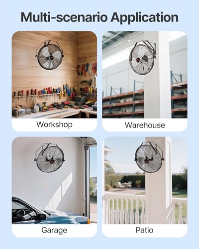 Wall Mount Fan (18 Inch / Waterproof)